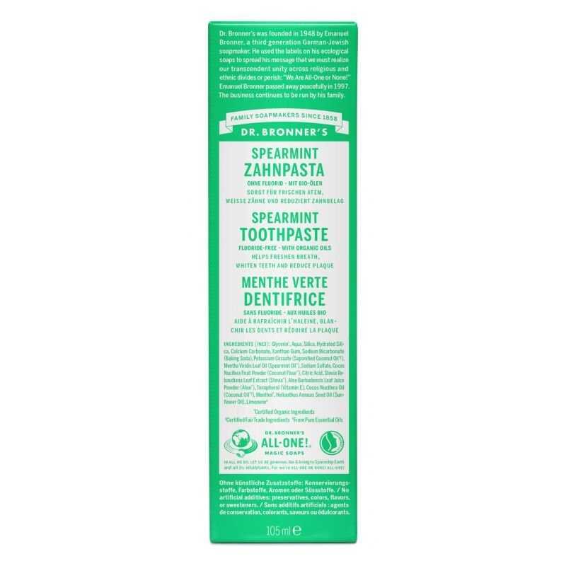 Pasta de Dientes Hierbabuena Dr. Bronner´s