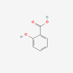Estructura molecular de Salicylic Acid