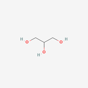 Estructura molecular de Glycerin